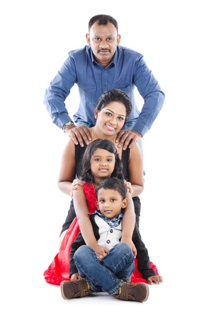 Indian familyの写真素材