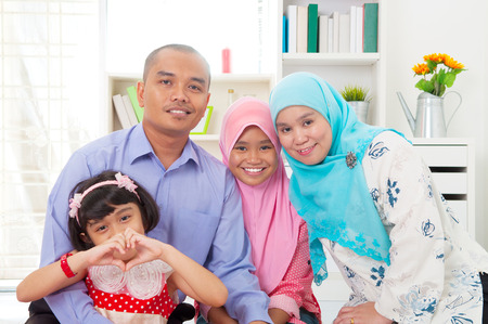 Malay familyの写真素材