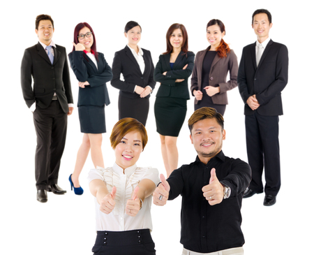 Group of confident asian business executivesの写真素材