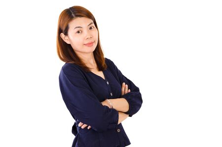 Portrait of a confident asian womanの写真素材