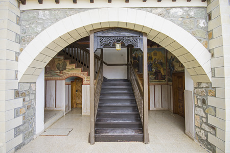 Building details of Kykkos Monastery in Cyprusの写真素材