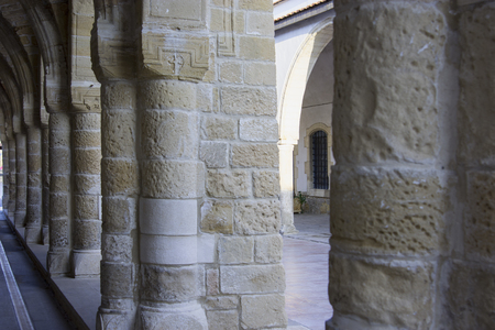 Detail of Church of Saint Lazarus at sunset, Larnaca, Cyprusの写真素材