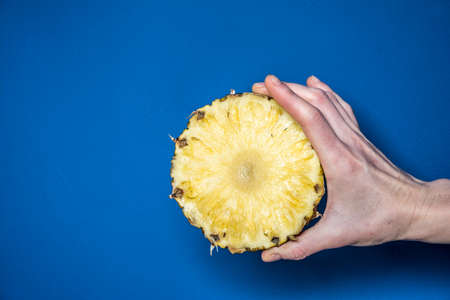 Sliced Pineappleの写真素材