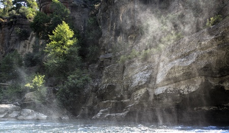 The Koprulu canyon at the Koprucay river in Turkey