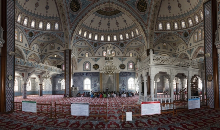 Interior of the great mosque in Manavgat