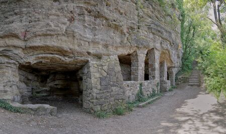 Cave-dwelling at Balatonfuredのeditorial素材