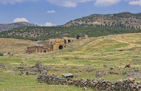 The ruins of Hierapolisのeditorial素材