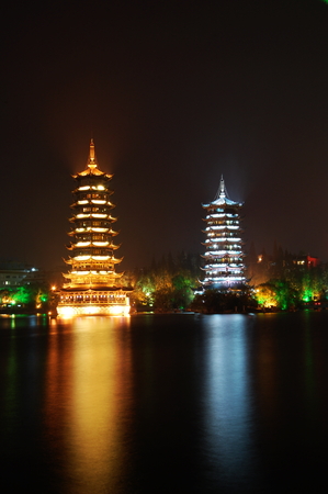 Scenery at Guilin, Chinaのeditorial素材