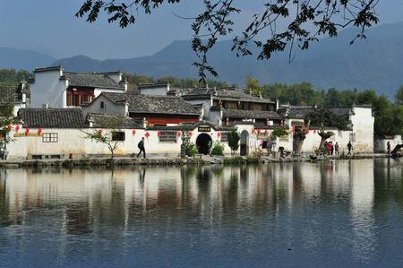 Anhui Province Huangshan Yixian Countyのeditorial素材