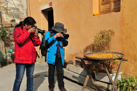 Anhui Province Huangshan Yixian Countyのeditorial素材