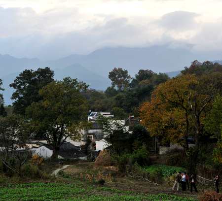 Anhui Province Huangshan Yixian Countyのeditorial素材