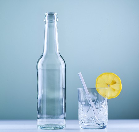 Glass of waterの写真素材