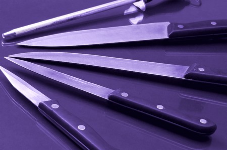 kitchen knifes kitの写真素材