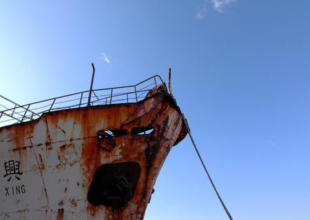 Rusted shipのeditorial素材