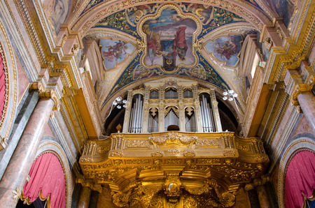 Valletta,MALTA -CIRCA OCTOBER, 2015- Built by the Knights of Malta between 1573 and 1578, the High Baroque St John Co-Cathedral is today Maltas prime tourist attraction.のeditorial素材