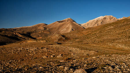 The Anti Taurus Mountains. Aladaglar National Park. Turkey. A breathtaking mountain landscape.の写真素材