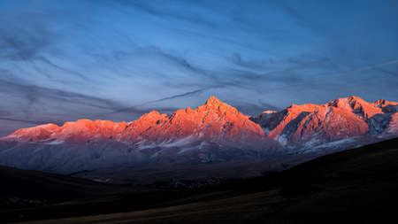 Mount Demirkazik, the highest peak of the Anti Taurus Mountains. Aladaglar National Park, Turkey.の写真素材