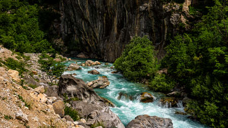 Valbona Valley National Park. Prokletije Mountains. Albanian Alps.の写真素材