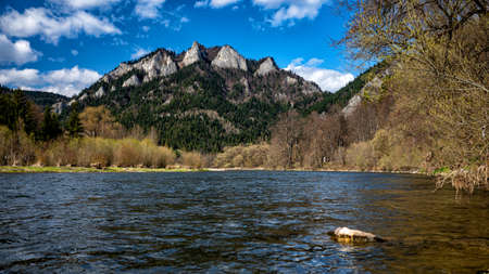 The Three Crowns and the Dunajec River, Pieniny National Park, Poland / Slovakia.