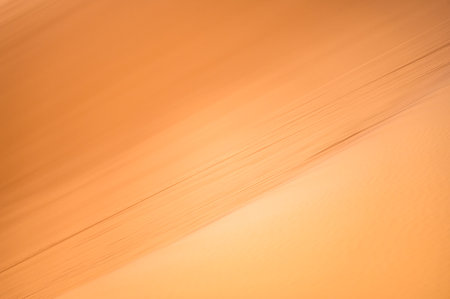 Desert sand dunes close-up background. Sahara Desert, Erg Chebbi, Morocco.の写真素材