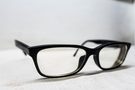 Black frame glasses