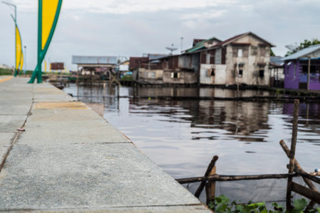 Riverside near homeの写真素材