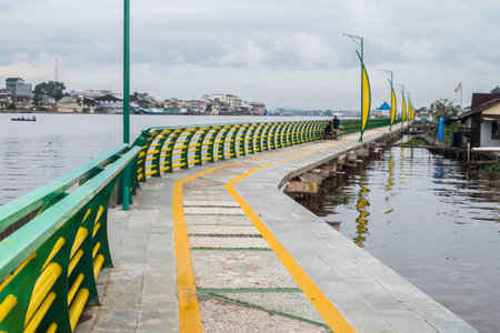 Waterfront near riverの写真素材