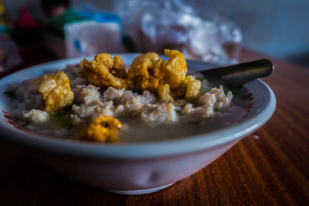 Pork porridgeの写真素材