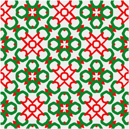 Geometric vector pattern with triangular elements. Seamless abstract ornament for wallpapers and backgrounds.のイラスト素材