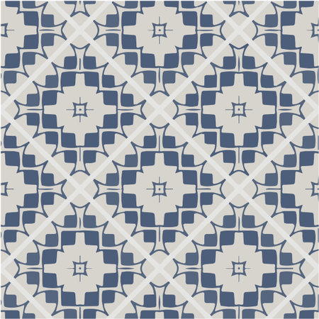 Geometric vector pattern with triangular elements. Seamless abstract ornament for wallpapers and backgrounds. Black and white colors.のイラスト素材