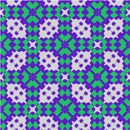 Geometric vector pattern with triangular elements. Seamless abstract ornament for wallpapers and backgrounds.のイラスト素材