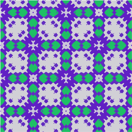 Geometric vector pattern with triangular elements. Seamless abstract ornament for wallpapers and backgrounds.のイラスト素材
