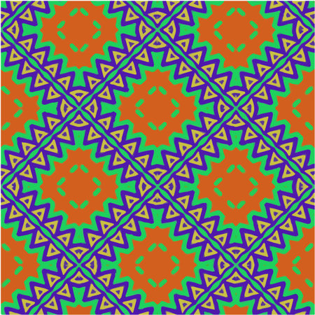 Geometric vector pattern with triangular elements. Seamless abstract ornament for wallpapers and...