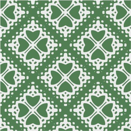 Geometric vector pattern with triangular elements. Seamless abstract ornament for wallpapers and backgrounds.のイラスト素材
