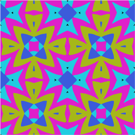 Geometric vector pattern with triangular elements. Seamless abstract ornament for wallpapers and backgrounds.のイラスト素材