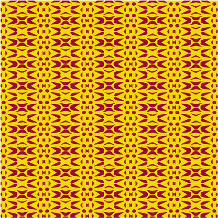 Geometric vector pattern with triangular elements. Seamless abstract ornament for wallpapers and backgrounds.のイラスト素材