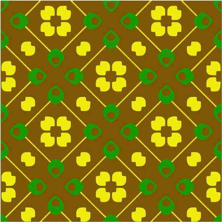 Geometric vector pattern with triangular elements. Seamless abstract ornament for wallpapers and backgrounds.のイラスト素材