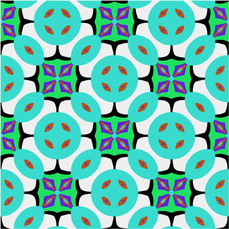 Geometric vector pattern with triangular elements. Seamless abstract ornament for wallpapers and backgrounds.のイラスト素材