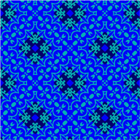 Geometric vector pattern with triangular elements. Seamless abstract ornament for wallpapers and backgrounds.のイラスト素材