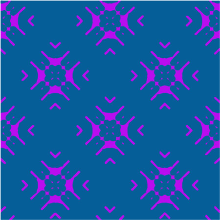 Geometric vector pattern with triangular elements. Seamless abstract ornament for wallpapers and backgrounds.のイラスト素材