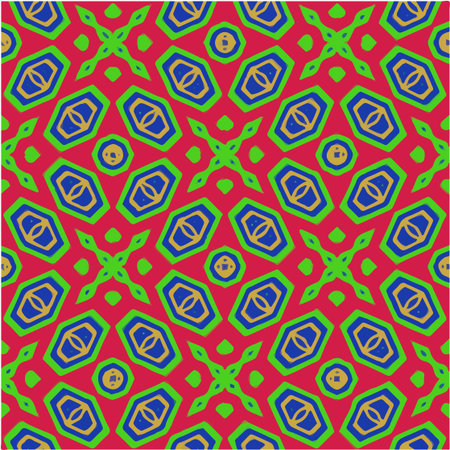 Geometric vector pattern with triangular elements. Seamless abstract ornament for wallpapers and backgrounds.のイラスト素材