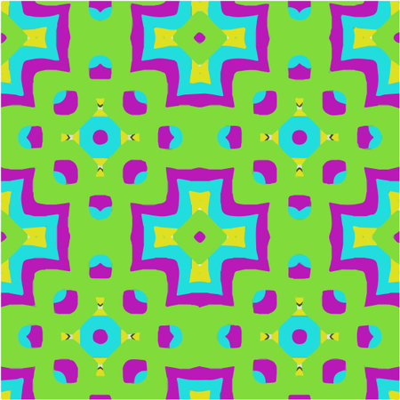Geometric vector pattern with triangular elements. Seamless abstract ornament for wallpapers and backgrounds.のイラスト素材