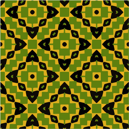 Geometric vector pattern with triangular elements. Seamless abstract ornament for wallpapers and backgrounds.のイラスト素材