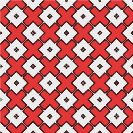 Vector - Perfect graphical seamless pattern. Geometrical texture made in vector. Unique background for invitations, cards, websites.のイラスト素材