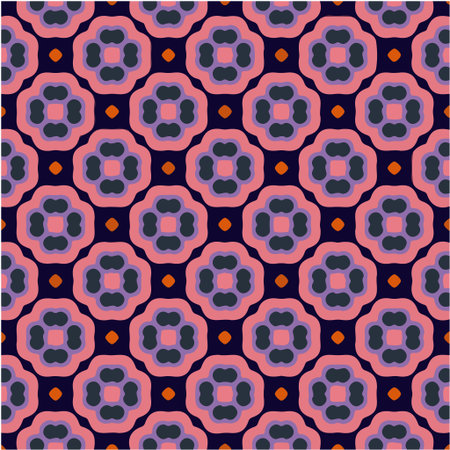 Vector - Perfect graphical seamless pattern. Geometrical texture made in vector. Unique background for invitations, cards, websites.のイラスト素材