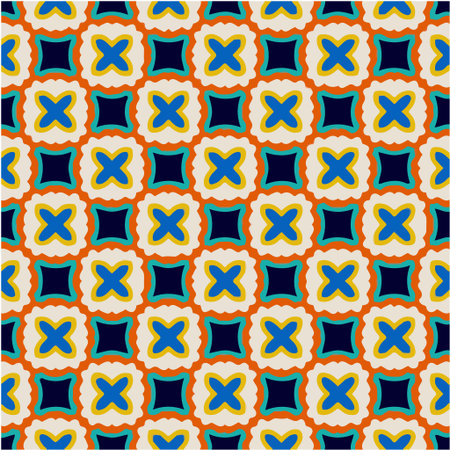 Vector - Perfect graphical seamless pattern. Geometrical texture made in vector. Unique background for invitations, cards, websites.のイラスト素材