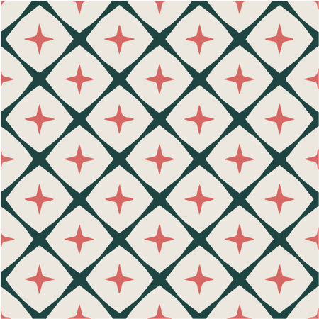 Vector - Perfect graphical seamless pattern. Geometrical texture made in vector. Unique background for invitations, cards, websites.のイラスト素材