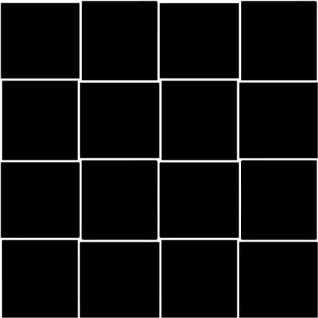 Geometric vector pattern with triangular elements. Seamless abstract ornament for wallpapers and backgrounds. Black and white colors.のイラスト素材