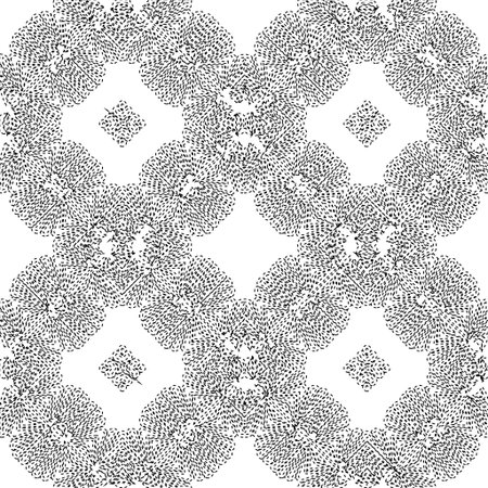 Geometric vector pattern with triangular elements. Seamless abstract ornament for wallpapers and...