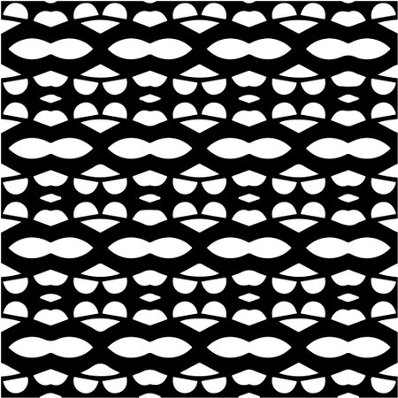 Geometric vector pattern with triangular elements. Seamless abstract ornament for wallpapers and backgrounds. Black and white colors.のイラスト素材